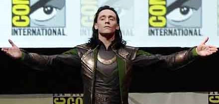 Tom Hiddleston Gloating as Loki