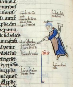 St Augustine Objecting in Lombard's Gloss of the Psalms