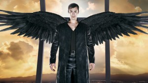 Archangel Michael with wings