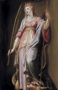 St. Margaret of Antioch painting