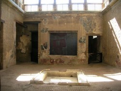 Remains of wealthy home in Herculaneum