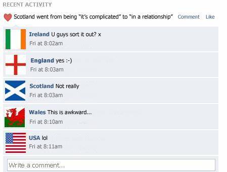 Scotland's Facebook post