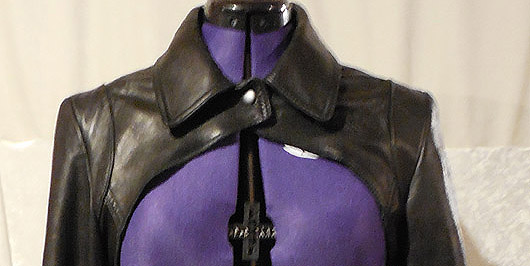 Leather steampunk bolero