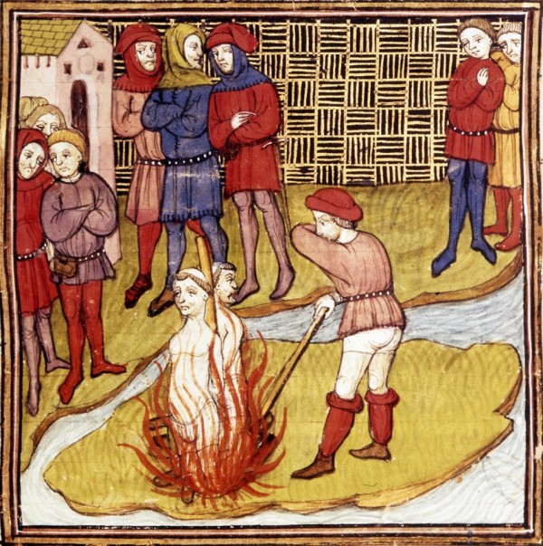 Burning of the Knights Templar