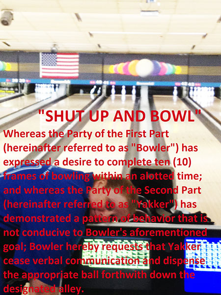 Shut Up and Bowl, gishwhes 2015