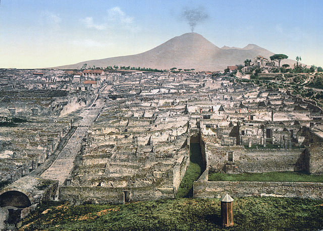 Pompeii excavation site