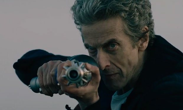 Twelfth Doctor with Dalek Gun